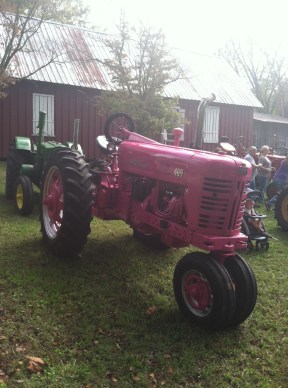 pink tractor