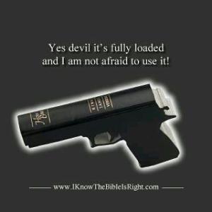 holy bible gun