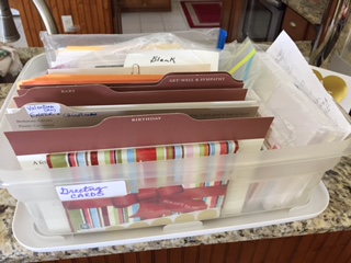 Greeting cards organz