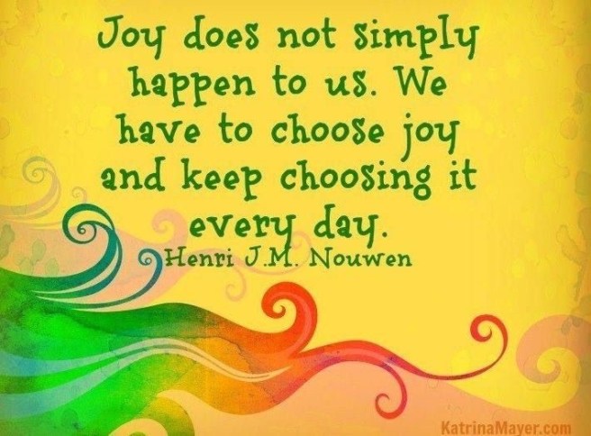 choose joy